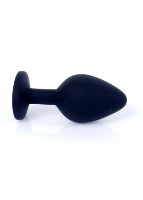 Plug-Jewellery Black Silicon PLUG Medium- Pink Diamond Boss of toys
