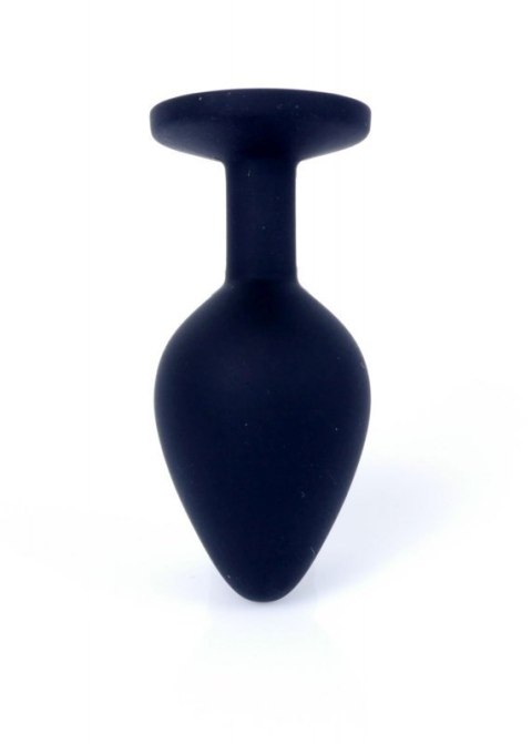 Plug-Jewellery Black Silicon PLUG Medium- Pink Diamond Boss of toys