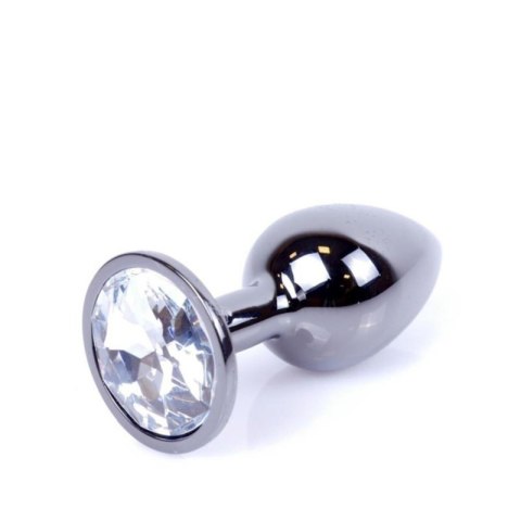 Plug-Jewellery Dark Silver PLUG- Clear Boss of toys