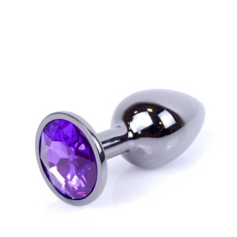Plug-Jewellery Dark Silver PLUG- Purple Boss of toys