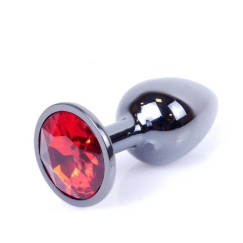 Plug-Jewellery Dark Silver PLUG- Red Boss of toys