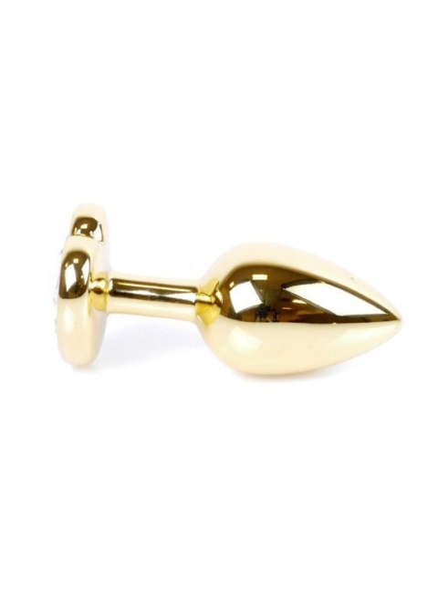 Plug-Jewellery Gold Heart PLUG- Red Boss of toys