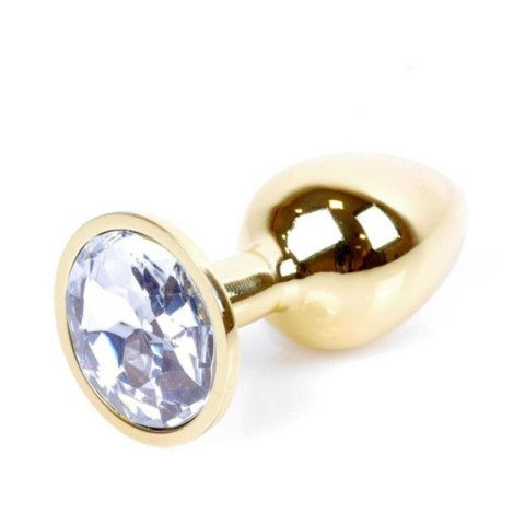 Plug-Jewellery Gold PLUG- Clear Boss of toys