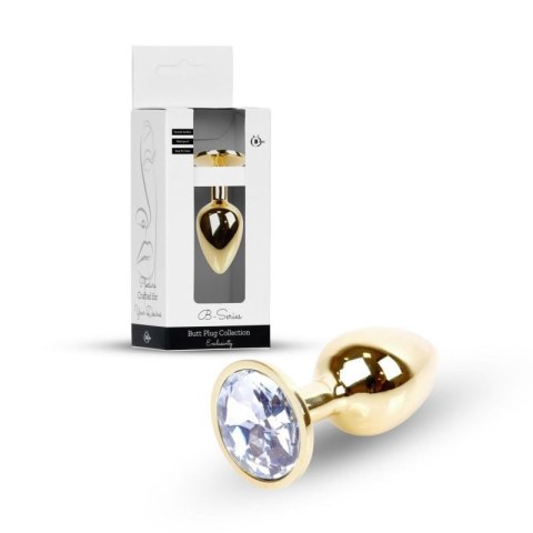 Plug-Jewellery Gold PLUG- Clear Boss of toys