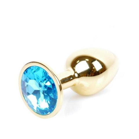 Plug-Jewellery Gold PLUG- Light Blue Boss of toys