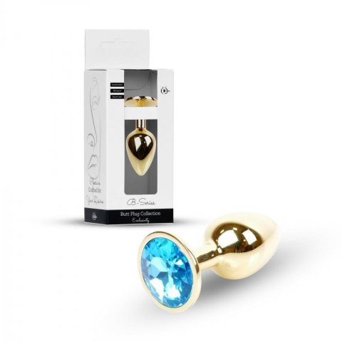 Plug-Jewellery Gold PLUG- Light Blue Boss of toys