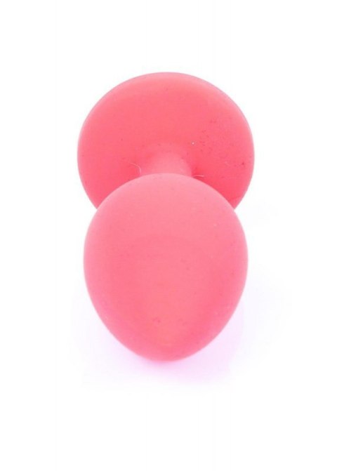 Plug-Jewellery Red Silicon PLUG Small- Blue Diamond Boss of toys
