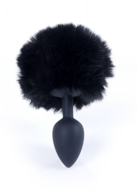 Plug-Jewellery Silicon PLUG - Bunny Tail - Black Boss of toys