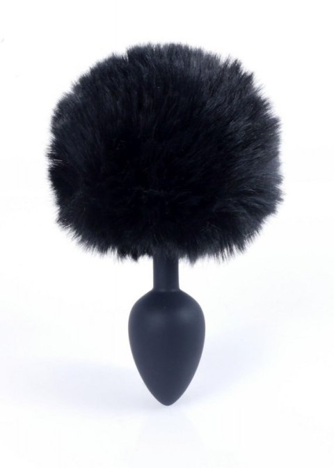 Plug-Jewellery Silicon PLUG - Bunny Tail - Black Boss of toys