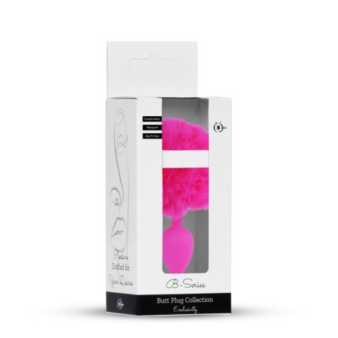 Plug-Jewellery Silicon PLUG - Bunny Tail - Pink Boss of toys