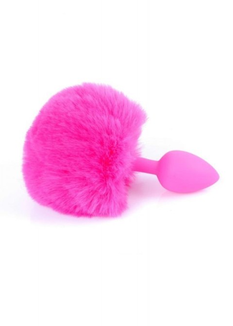 Plug-Jewellery Silicon PLUG - Bunny Tail - Pink Boss of toys
