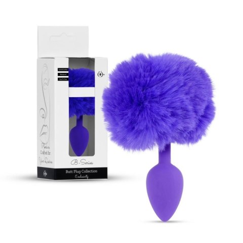Plug-Jewellery Silicon PLUG - Bunny Tail - Purple Boss of toys