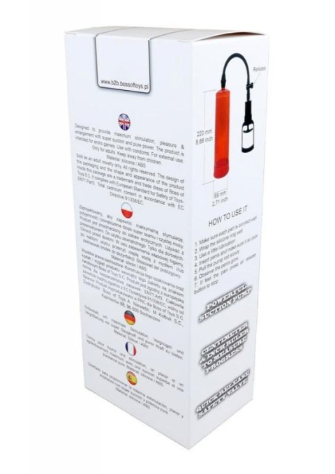 Pompka-Powerpump MAX - Red Boss of toys