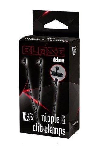 BLAZE DELUXE NIPPLE & CLIT CLAMPS Boss of toys