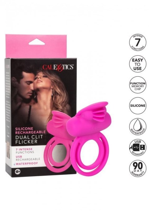 Dual Clit Flicker Enhancer Pink Boss of toys