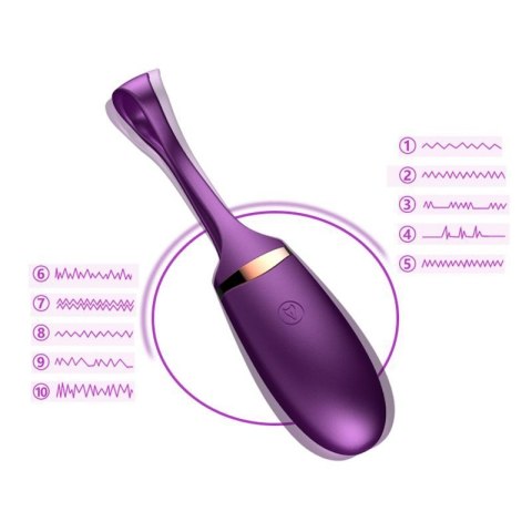 Jajko/wibr-Vibrating Silicone Love EGG USB 10 Function / Voice Control Boss of toys
