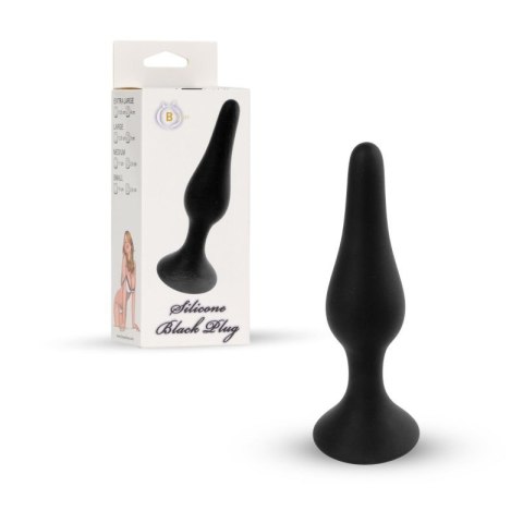 Plug-Silicone Plug Black - Large Boss of toys