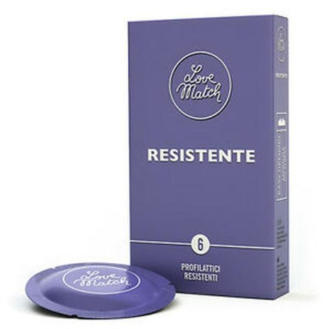 Prezerwatywy-Love Match Resistante - 6 pcs pack Boss of toys