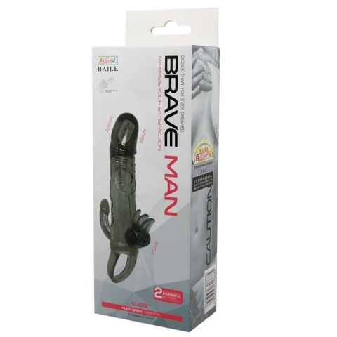 BAILE - BRAVE MAN SMOKE 6,69""MULTI-SPEED vibration Boss of toys