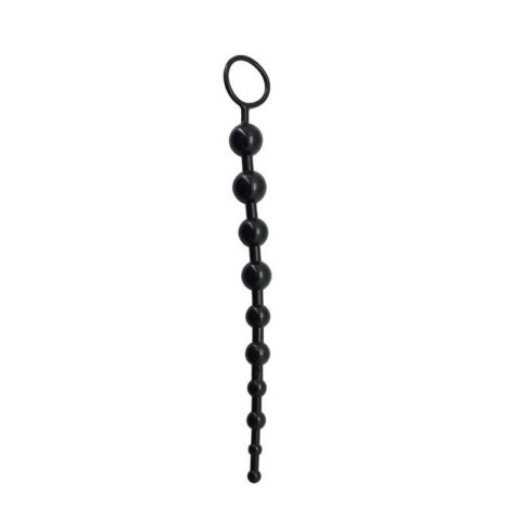 Palline anali Timeless Jelly 10 colore nero Boss of toys