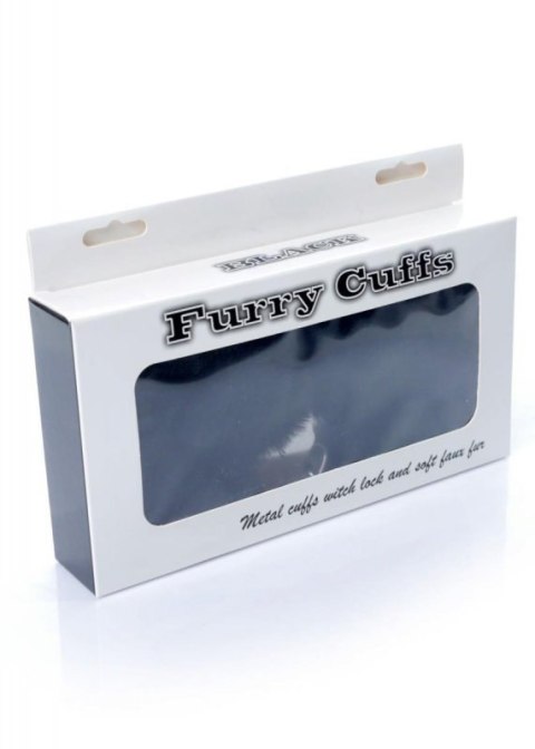 Kajdanki Fetish B - Series- Furry Cuffs Black Boss of toys