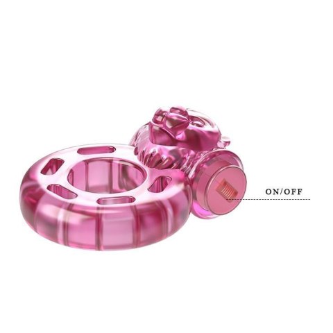 BAILE - Vibrating Cock Ring Bear Pink Boss of toys
