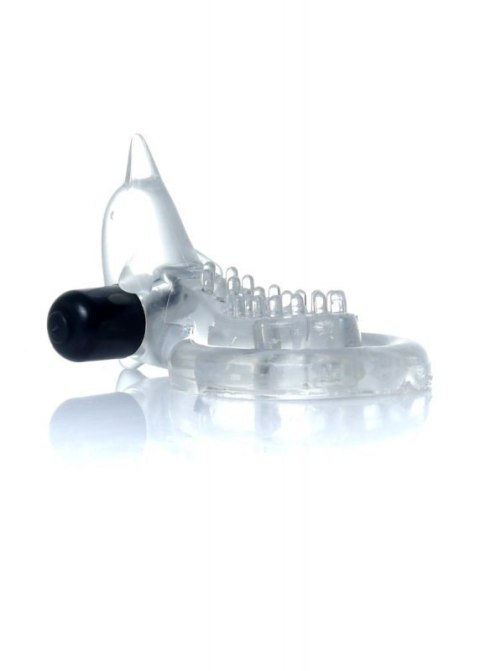 Pierścień-Dolphin Vibro CockRing Clear Boss of toys