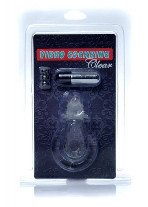 Pierścień-Dolphin Vibro CockRing Clear Boss of toys