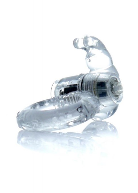 Pierścień-Rabbit Vibro CockRing Clear Boss of toys