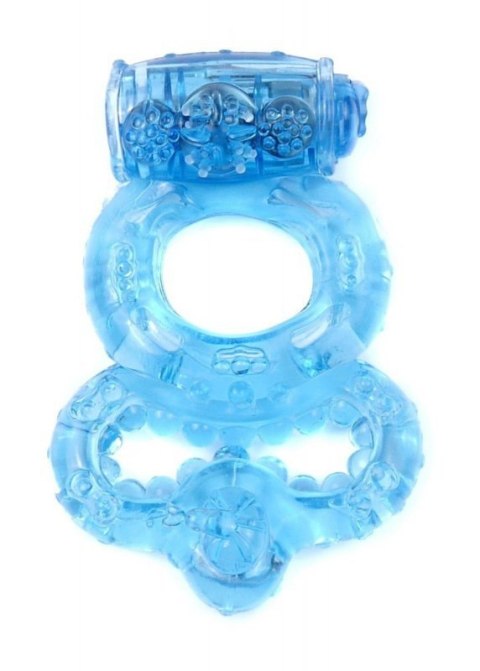 Pierścień-Vibrating CockRing Blue Boss of toys