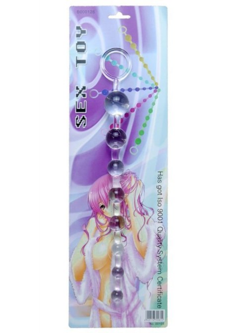 Plug/kulki-Jelly Anal 10 Beads Clear Boss of toys