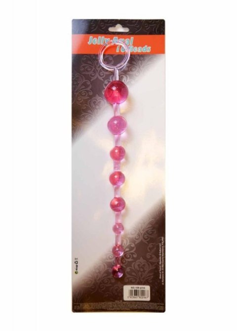 Plug/kulki-Jelly Anal 10 Beads Pink Boss of toys
