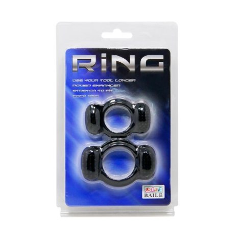 BAILE - Double cock ring Boss of toys