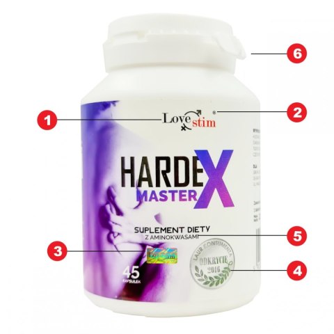 HARDEX MASTER z aminokwasami powiększenie erekcja LoveStim