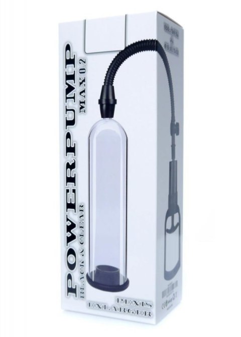 Pompka-Powerpump MAX 0.2 - Black&Clear Boss of toys