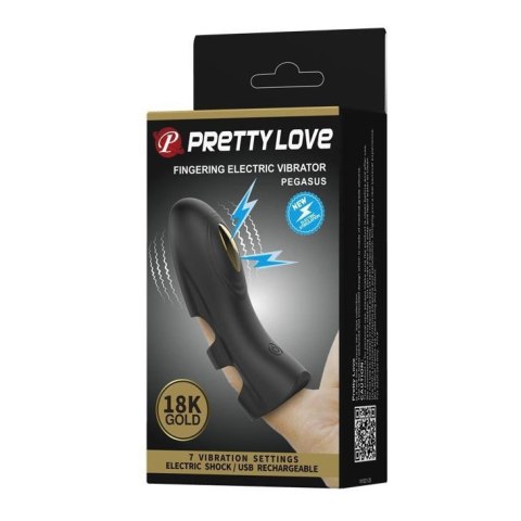 PRETTY LOVE - Fingering Electric Vibrator PEGASUS 7 FUNCTIONS Boss of toys