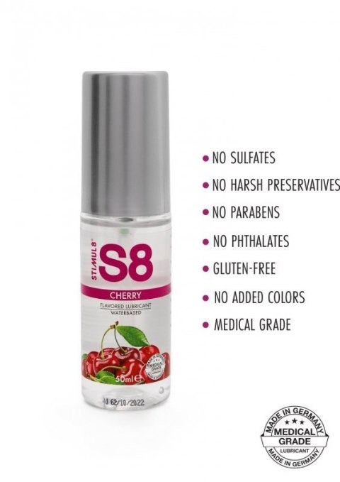S8 WB Flavored Lube 50ml Cherry Boss of toys