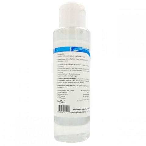 Uniwersalny lubrykant wodny żel nawilżający aqua gel lubrykant 100ml LoveStim