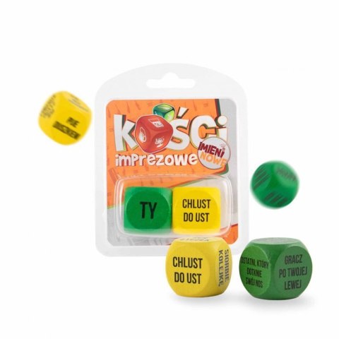 Zabawka - Kości imprezowe- imieninowe - różne kolory Boss of toys