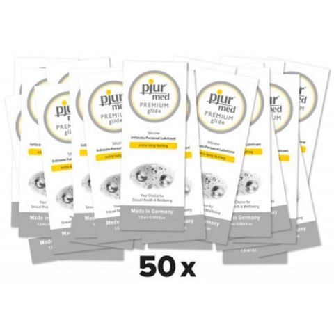 Żel-pjur Med Premium glide 1,5ml.-siliconebased lubricant - 50 sztuk Boss of toys