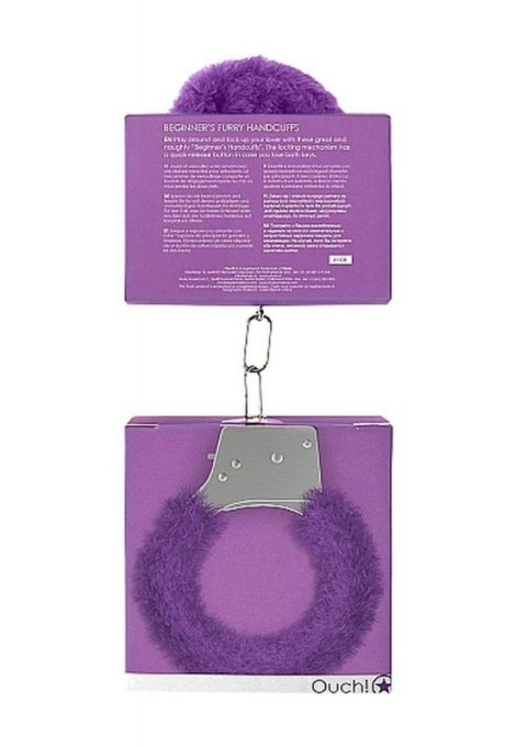 Beginner""s Handcuffs Furry - Purple Boss of toys