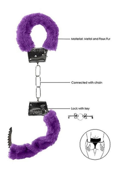 Beginner""s Handcuffs Furry - Purple Boss of toys