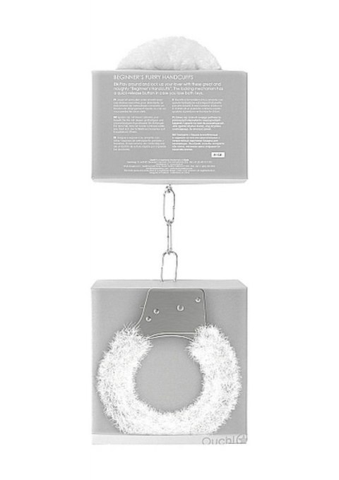 Beginner""s Handcuffs Furry - White Boss of toys