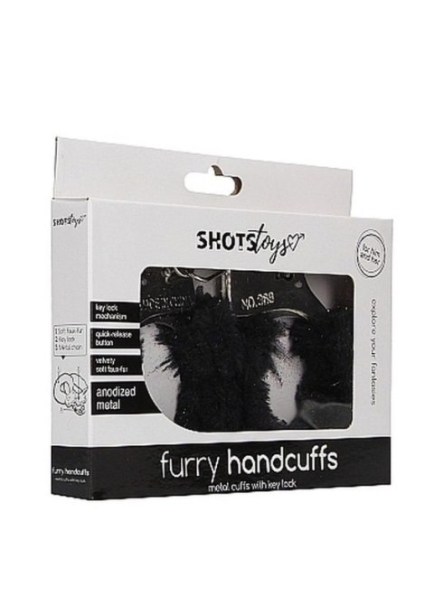 Furry Handcuffs - Black Boss of toys