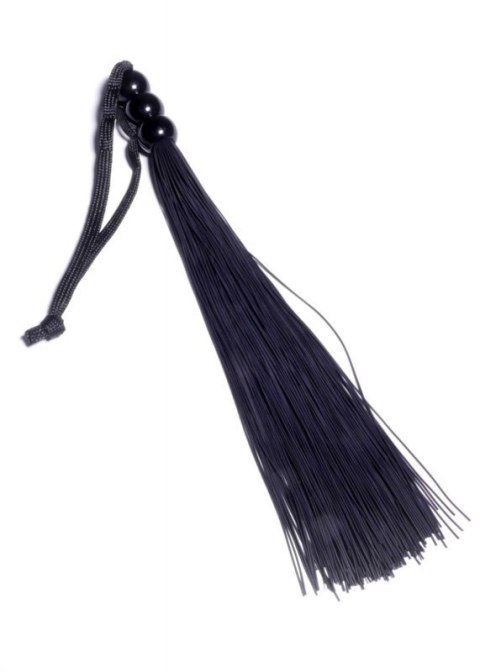 Silicone Whip Black 10"" - Fetish B - Series Boss of toys