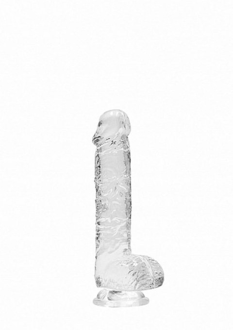 6"" / 15 cm Realistic Dildo With Balls - Transparent Boss of toys