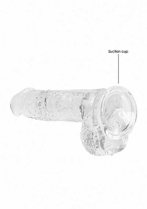 6"" / 15 cm Realistic Dildo With Balls - Transparent Boss of toys