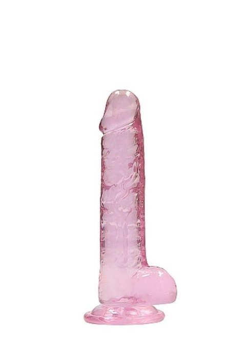 7"" / 18 cm Realistic Dildo With Balls - Pink Boss of toys