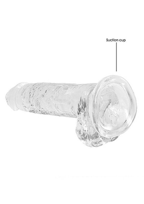 7"" / 18 cm Realistic Dildo With Balls - Transparent Boss of toys