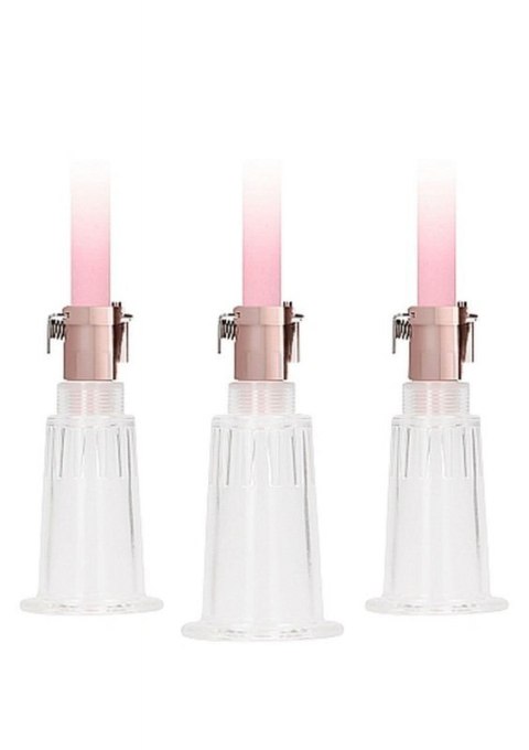 Clitoral & Nipple Pump Set Medium - Rose Gold Boss of toys